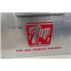 Image 2 : Vintage 7-Up Picnic Cooler Made By Cronstroms with Original Shipping Box 13" x 22" x 12"
