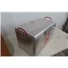 Image 3 : Vintage 7-Up Picnic Cooler Made By Cronstroms with Original Shipping Box 13" x 22" x 12"