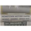 Image 2 : Hometown Motors 1936 Calendar: Chevrolet Olds, Chevrolet Trucks with GM Logo 20'' x 36''  