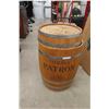 Image 1 : Patron Tequila Wooden Barrel w/ Removable Top