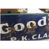 Image 3 : Goodrich Porcelain 1-Panel of 2-Panel Sign 75'' x 36'' 