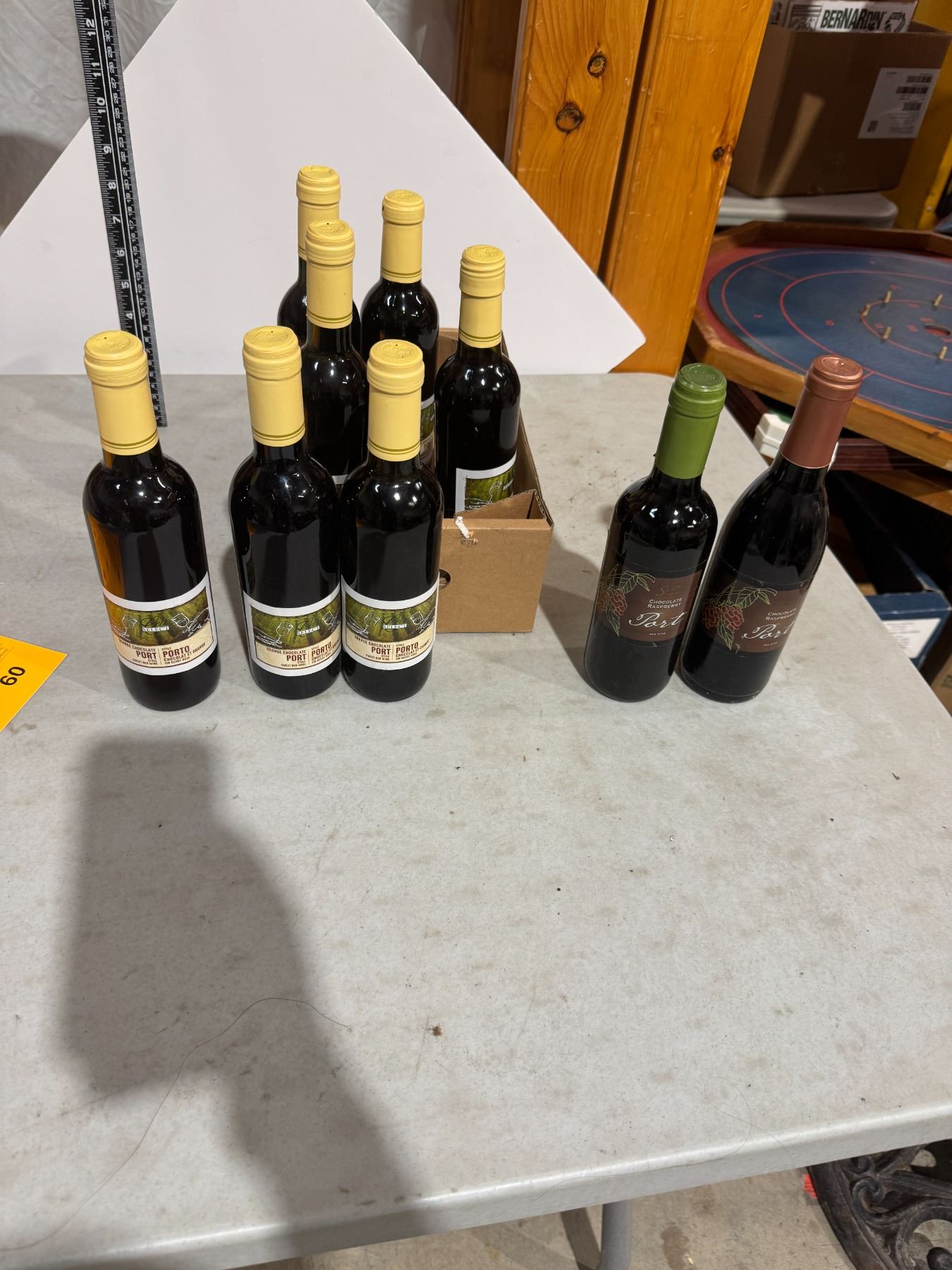 Orange chocolate, port and chocolate raspberry port