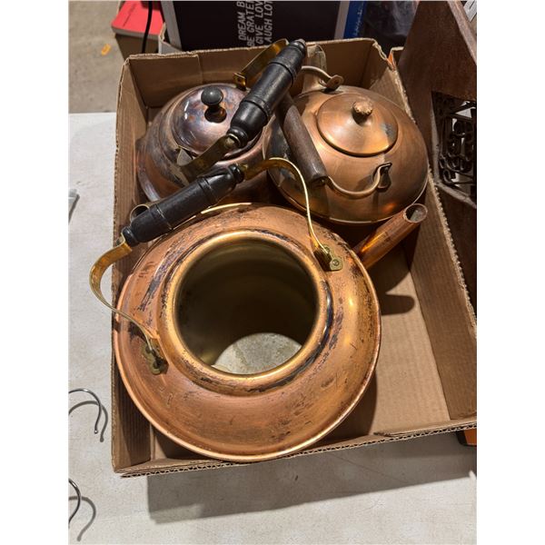 Teapots copper