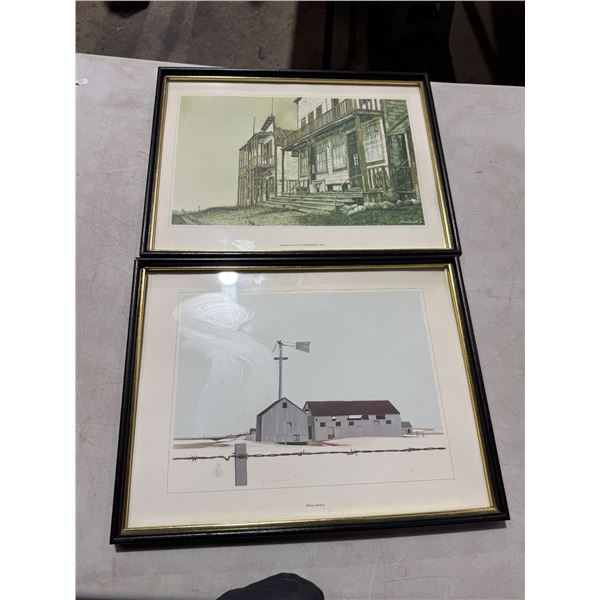 William Roberts and Chinatown at Duncan by Ronald Woodall 1970 artwork