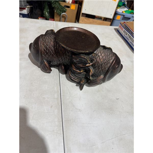 Koi fish candle hold
