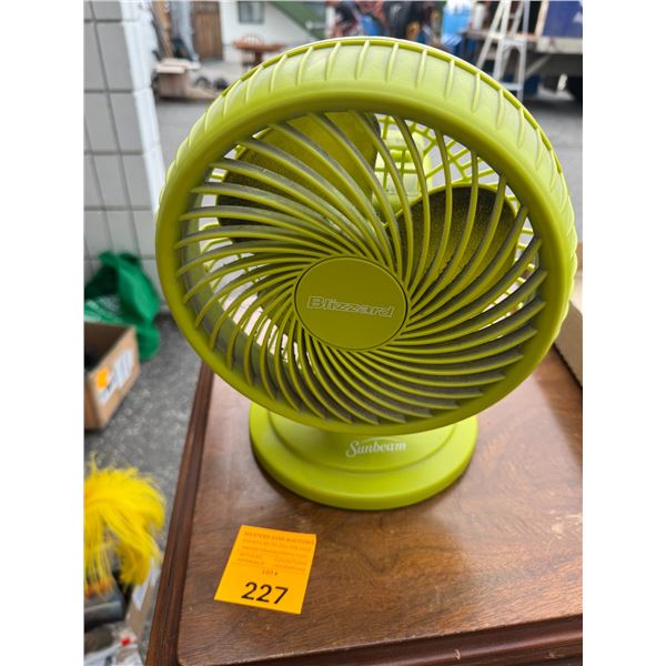 Sun beam blizzard fan