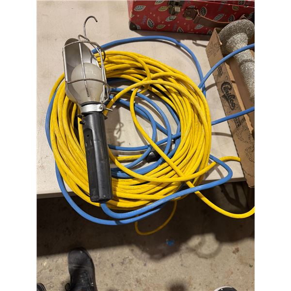 Extension cord and trouble light