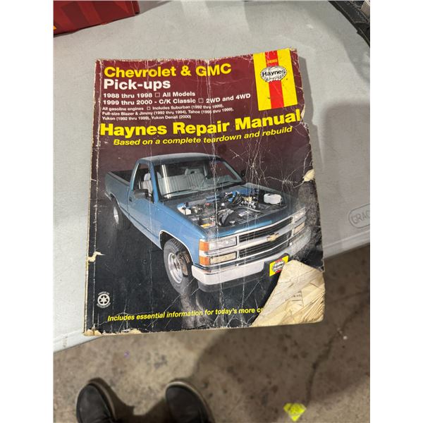Chevrolet and GM pick up repair manual
