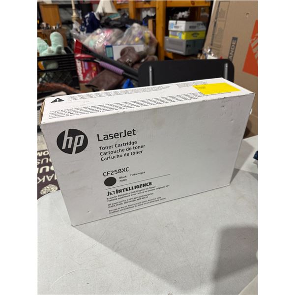 New sealed LaserJet toner cartridge CF258XC