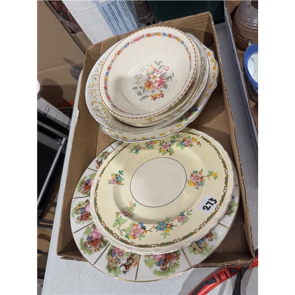 Assorted collectible dishware