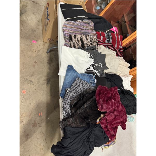 Scarves and clothing lots size small