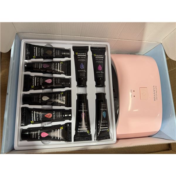 Nail polish with nail dryer UV item