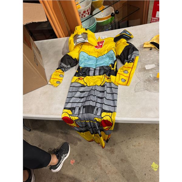 Bumblebee costume children's size not shown