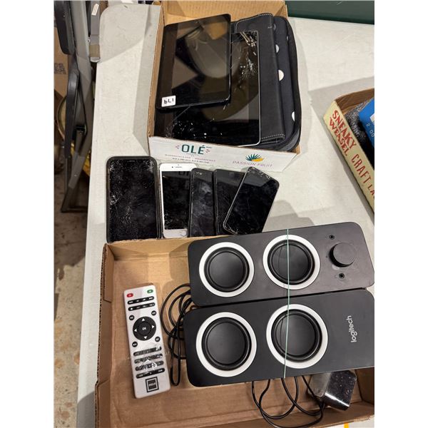 Phones tablets speakers