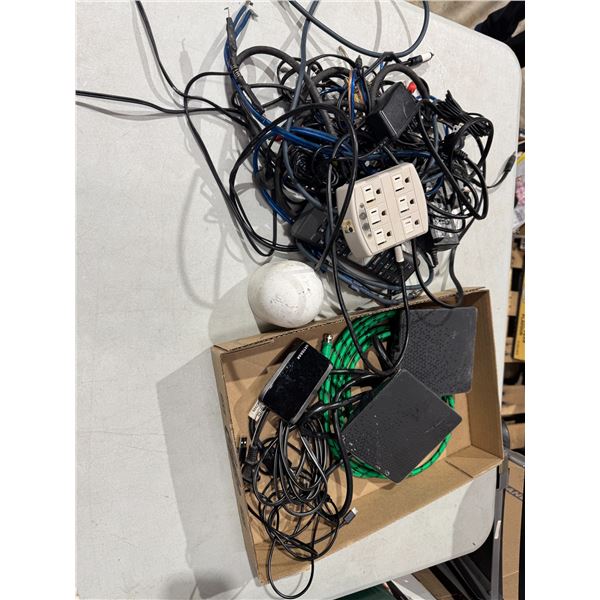 Electronic cords, etc.