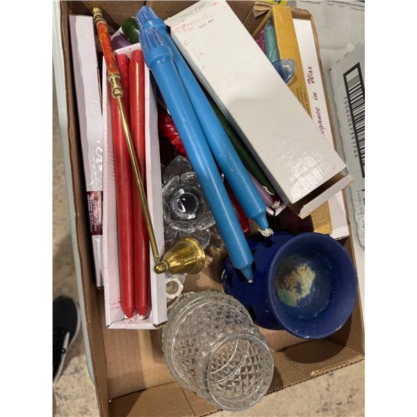 Candles and Candle Holder