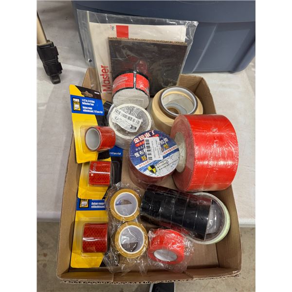 Reflective, tape and other items, electrical tape