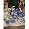Image 1 : Assorted planters, platters, teapot, etc.