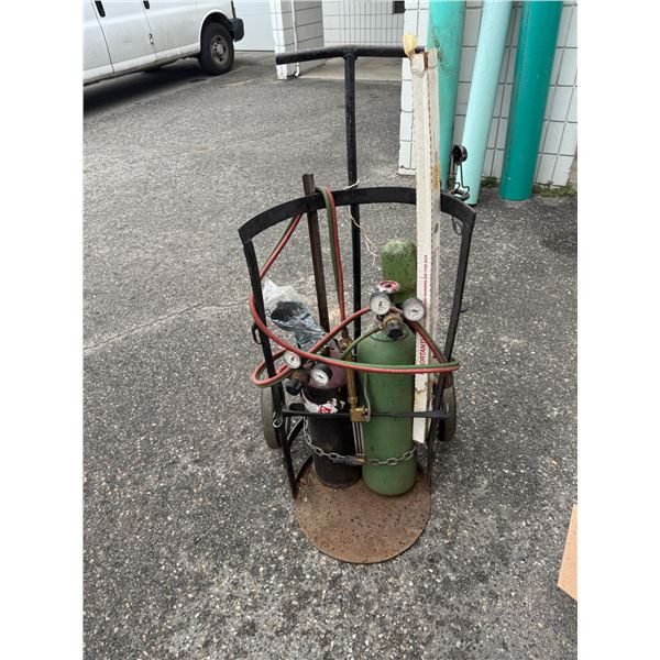 Welding tanks with torch M