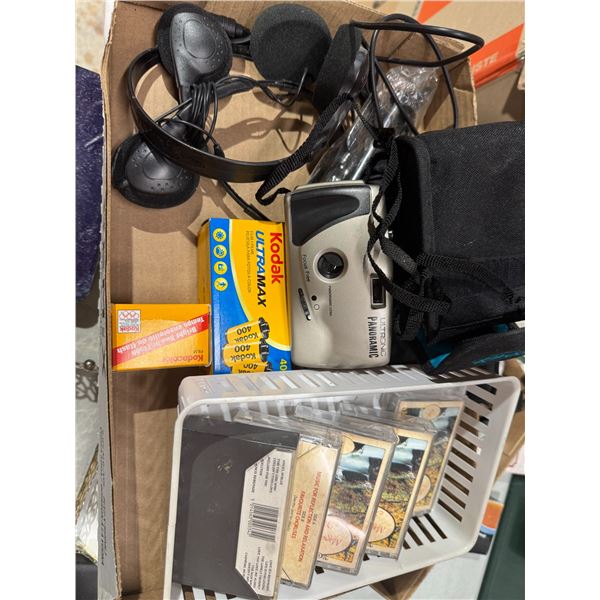 Ultron panoramic camera, cassettes and film