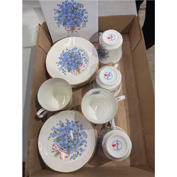 Forget-me-not dishes made in England