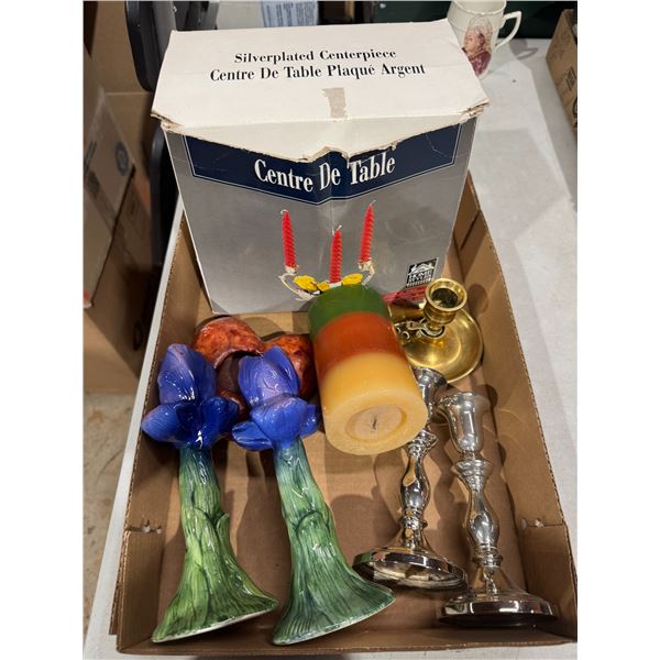 Candles and candle holders