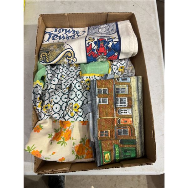 Vintage aprons and tea towels