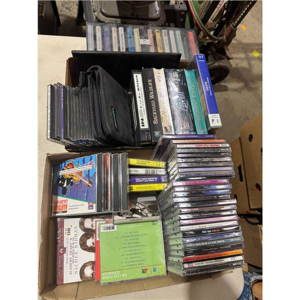 Cds & cassettes and