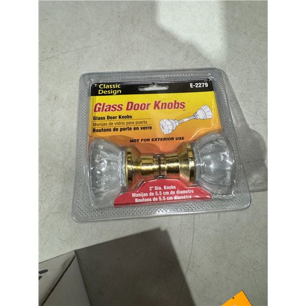 Glass door knob