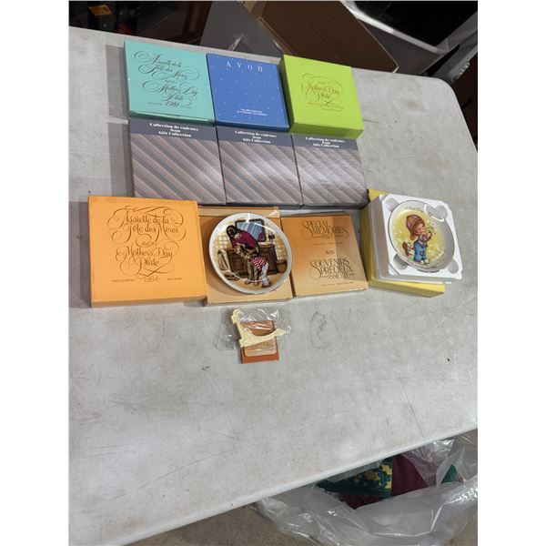 Avon collectible plates