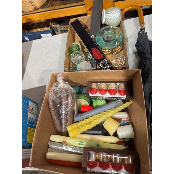 Candles and candle holders