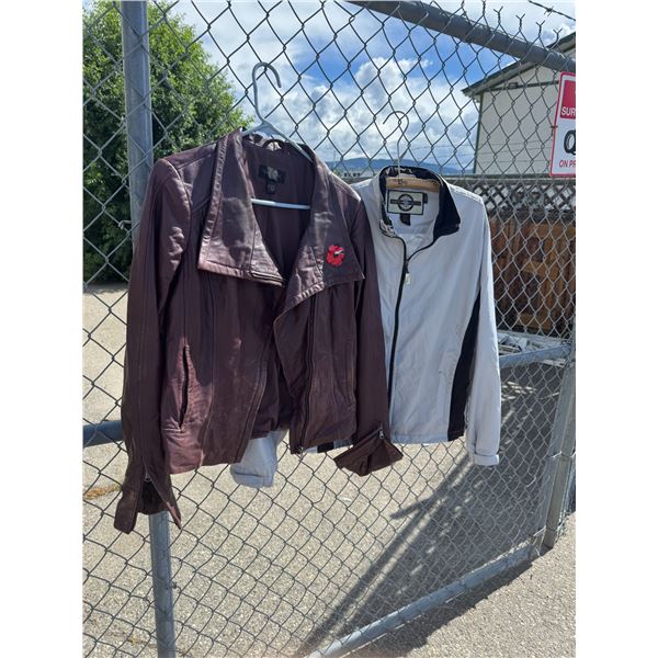 North end And Danier, leather jackets, size, small and medium
