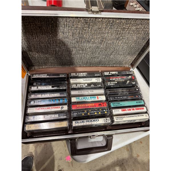 cassette tapes, Alice Cooper said Laughlin, Van Morrison, and many more