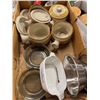 Pottery, baking dishes, and other