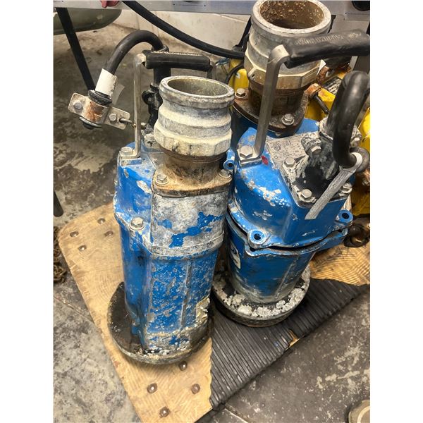 Pair of Wacker Neuson Professional Submersible Pumps NK4-22 -- Not Working