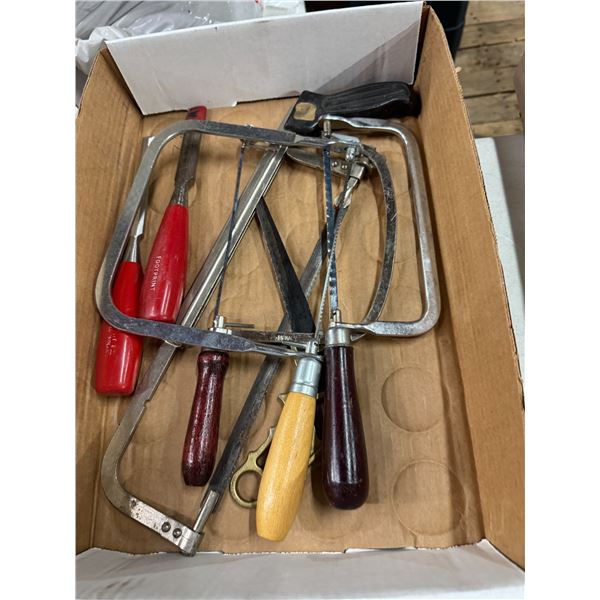 Saws and chisel