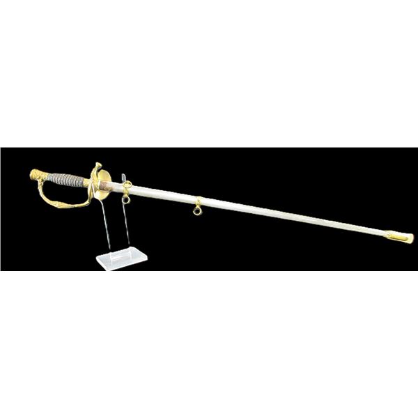Marked Henry Allien + Co New York Sword With Metal Sheath- 30" Blade- 6.5" Handle