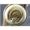 Image 4 : Engraved Ricardo Horsehead Curb Bit- Crockett Grazing Bit