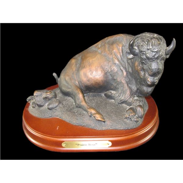Montana Silversmiths Resin Buffalo Statue- #A0246- 7"X11" X 8"