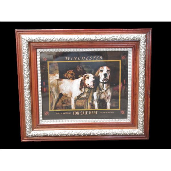 Winchester Hound Dog Print- 29.5"  X 25.5"