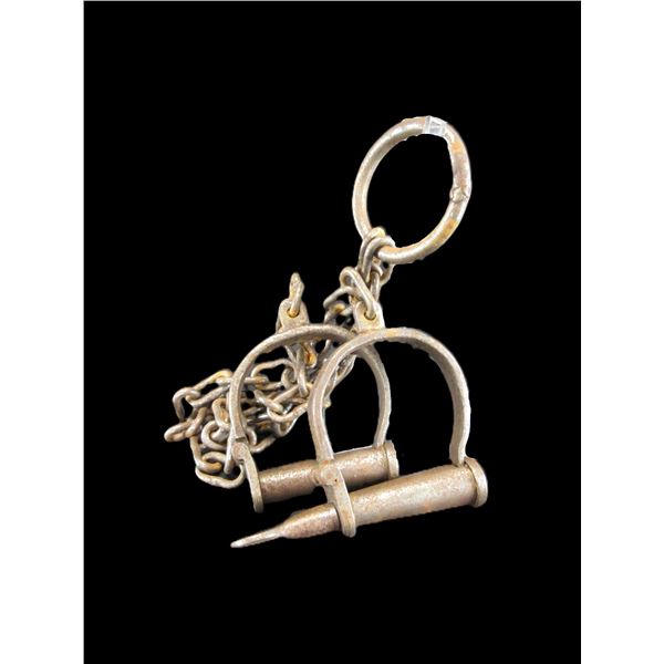 Marked 73 Prison Shackles With Key- 54"