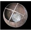 Image 2 : Vintage Large Industrial Iron Bucket Used For Mining- Riveted- 22" X 24"