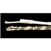 Image 2 : Braided Rawhide Roping Reins- 72"- Braided Rawhide Quirt- 32"