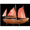 Image 1 : Large Chinese Model Sailing Ship- 35" X 38" X 11"