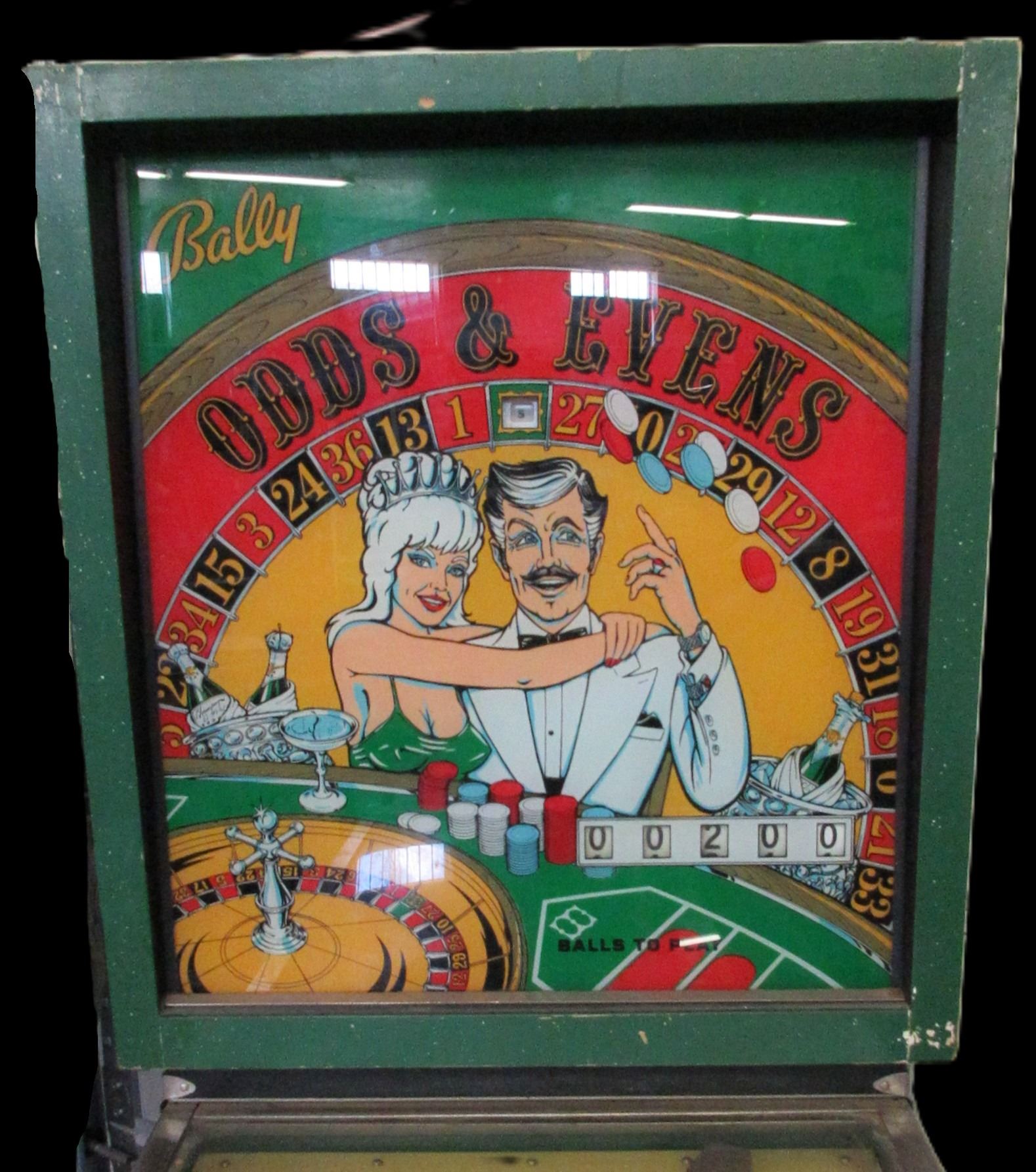Bally Quarter Pin Ball Machine- Turns On But Does Not Light Up- Keys