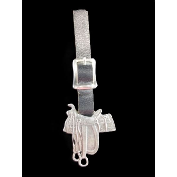 Marked .925 1920 Round Up Frontier Day Wallace Nebr Watch Fob