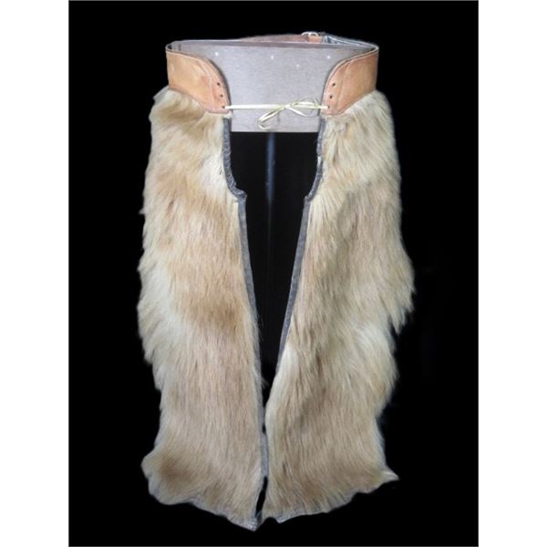 Unmarked Grizzley Bear Step In Chaps- Canvas Lined- 38 - Pretty Good Condition