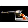 Image 2 : Uberti Model Single Action Army Revolver- Charlie Russell Riders Commemorative- 1/50- 24K Gold Overl