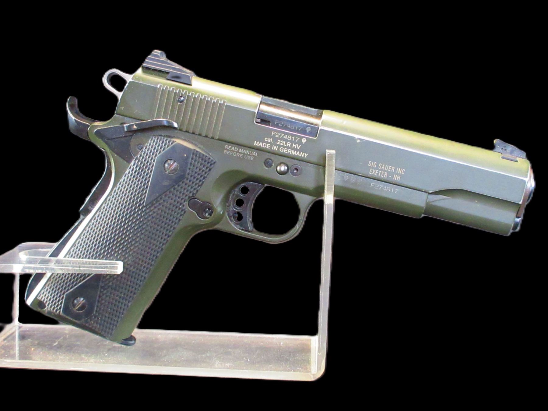 Sig Sauer Model 1911-22 Semi-Automatic Pistol- .22 LR- 5