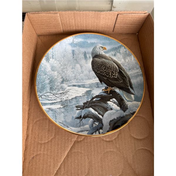 Winter in the valley plate collection plate